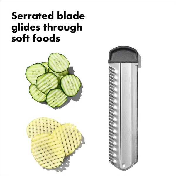 OXO Good Grips Chef's Mandoline Slicer 2.0, Black &amp; Steel