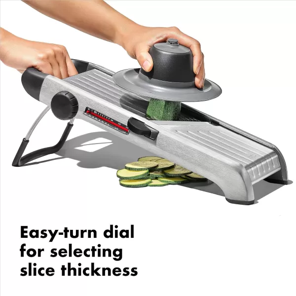OXO Good Grips Chef's Mandoline Slicer 2.0, Black &amp; Steel