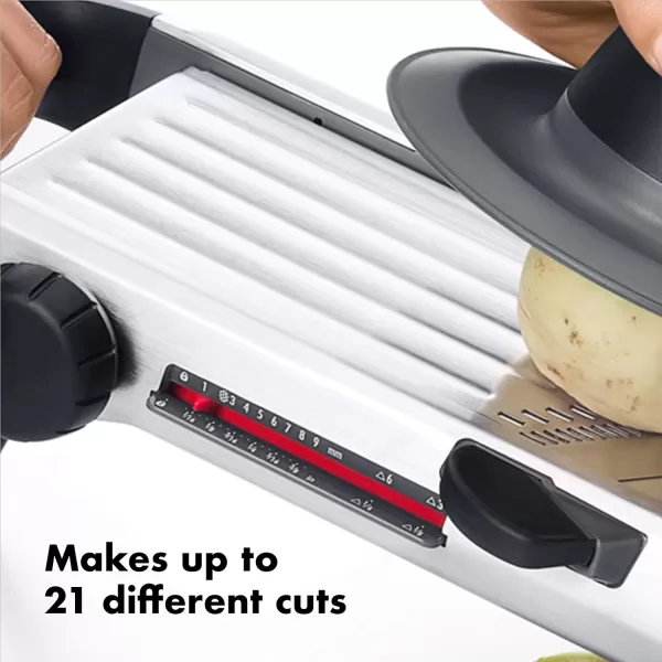 OXO Good Grips Chef's Mandoline Slicer 2.0, Black &amp; Steel