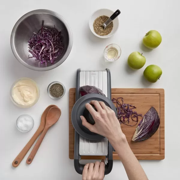 OXO Good Grips Chef's Mandoline Slicer 2.0, Black &amp; Steel