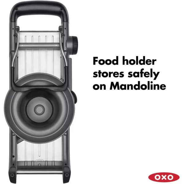 OXO Good Grips Chef's Mandoline Slicer 2.0, Black &amp; Steel