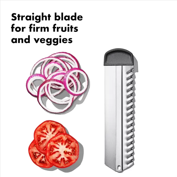 OXO Good Grips Chef's Mandoline Slicer 2.0, Black &amp; Steel