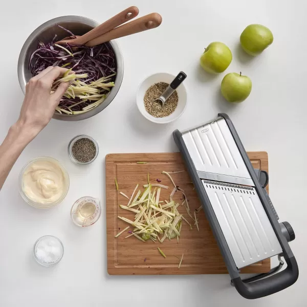 OXO Good Grips Chef's Mandoline Slicer 2.0, Black &amp; Steel