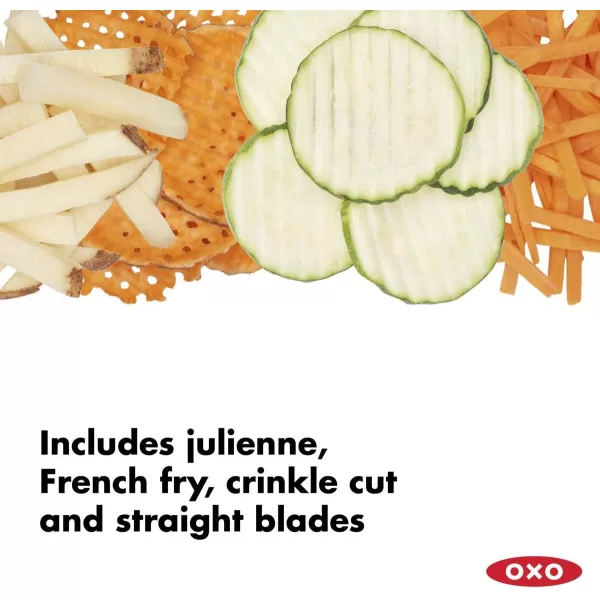 OXO Good Grips Chef's Mandoline Slicer 2.0, Black &amp; Steel