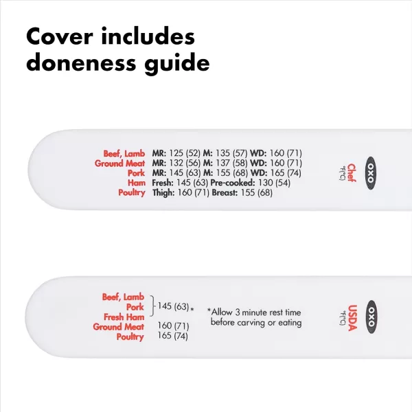OXO Good Grips Chef's Precision Digital Instant Read Thermometer, Black