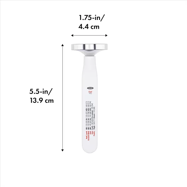 OXO Good Grips Chef's Precision Digital Instant Read Thermometer, Black
