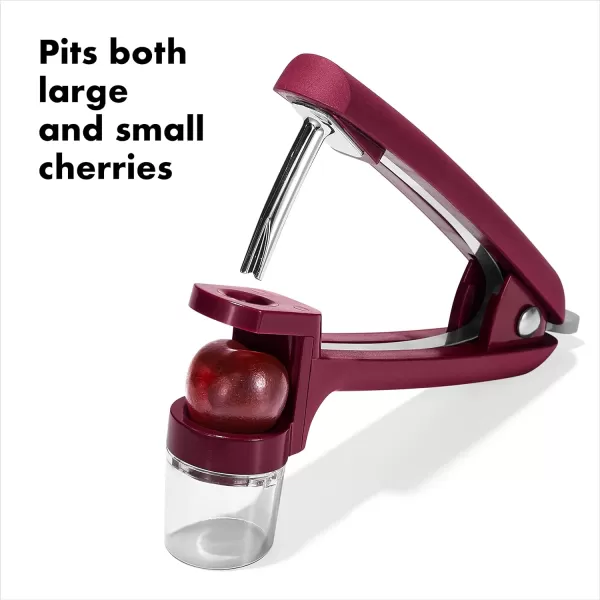 OXO Good Grips Cherry &amp; Olive Pitter - Beet