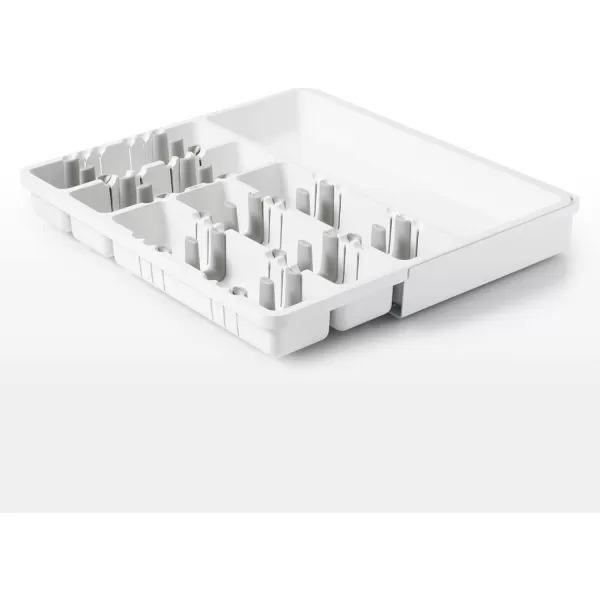 OXO Good Grips Expandable Utensil Organizer, 9.75 inches, White