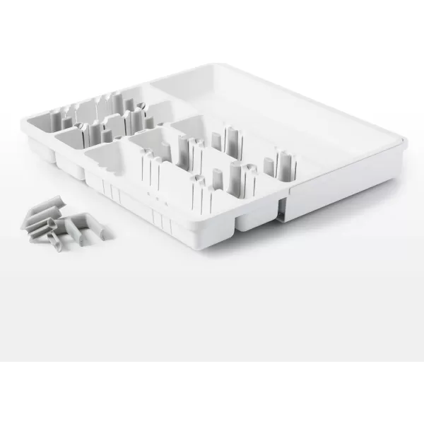 OXO Good Grips Expandable Utensil Organizer, 9.75 inches, White