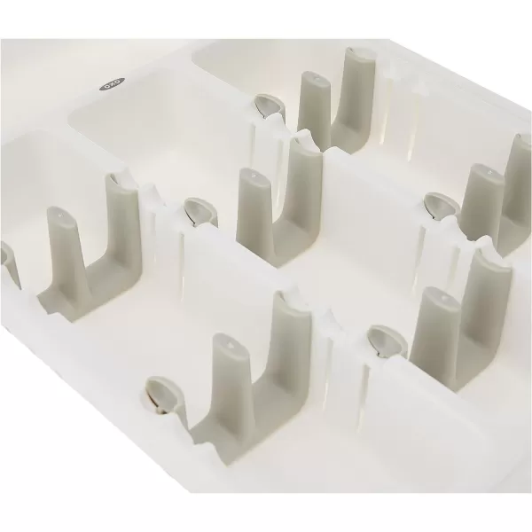 OXO Good Grips Expandable Utensil Organizer, 9.75 inches, White