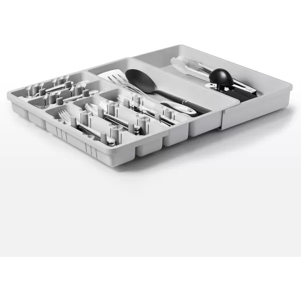 OXO Good Grips Expandable Utensil Organizer, 9.75 inches, White