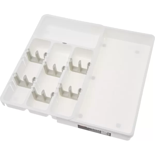 OXO Good Grips Expandable Utensil Organizer, 9.75 inches, White