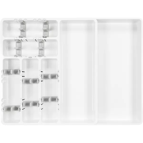 OXO Good Grips Expandable Utensil Organizer, 9.75 inches, White