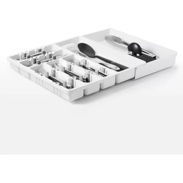 OXO Good Grips Expandable Utensil Organizer, 9.75 inches, White