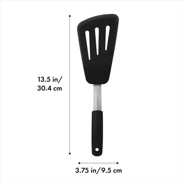 OXO Good Grips Large Silicone Flexible Turner, Stainless Steel