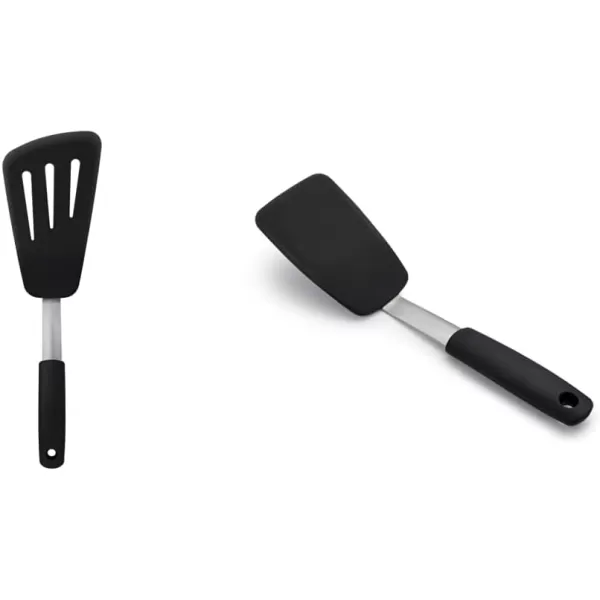 OXO Good Grips Large Silicone Flexible Turner, Stainless Steel