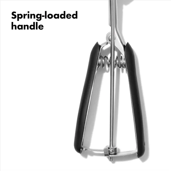 OXO Good Grips Medium Cookie Scoop,Black/Silver