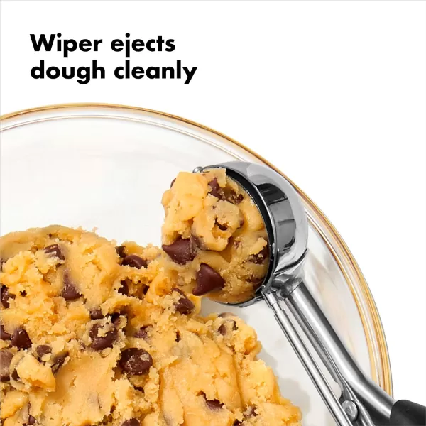 OXO Good Grips Medium Cookie Scoop,Black/Silver