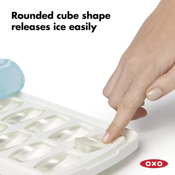 OXO Good Grips No-Spill Ice Stick Tray with Silicone Lid for Water Bottles)