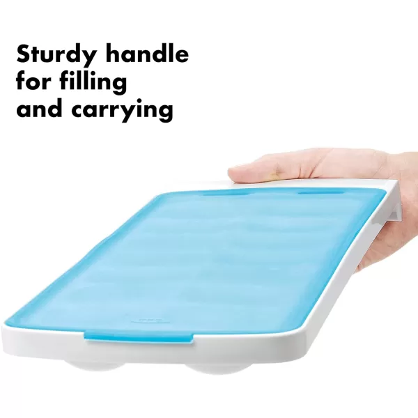 OXO Good Grips No-Spill Ice Stick Tray with Silicone Lid for Water Bottles