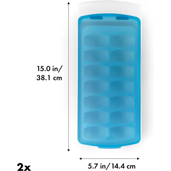OXO Good Grips No-Spill Ice Stick Tray with Silicone Lid for Water Bottles