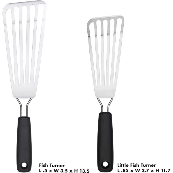 OXO Good Grips Restaurant Turner, Black/Silver