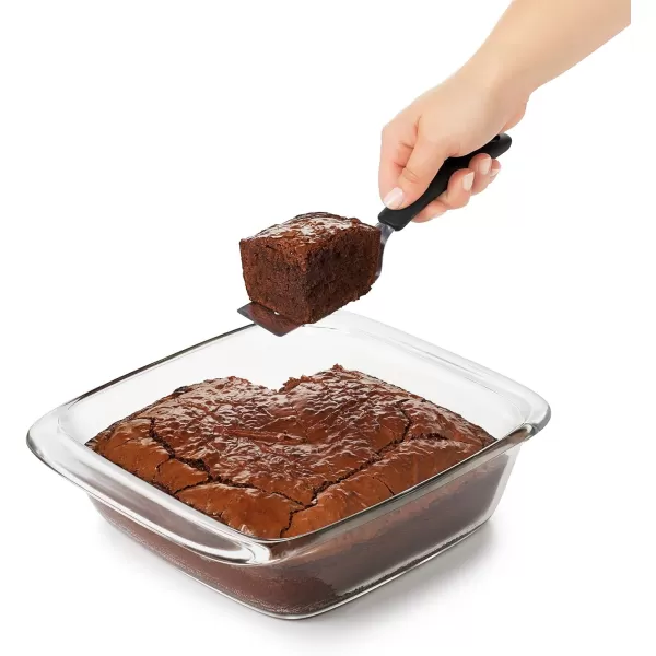 OXO Good Grips Stainless Steel Cut and Serve Turner, Black