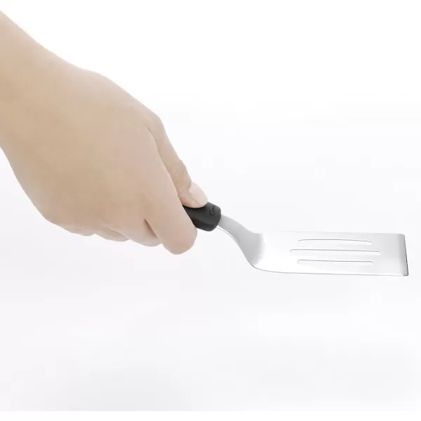OXO Good Grips Stainless Steel Cut and Serve Turner, Black