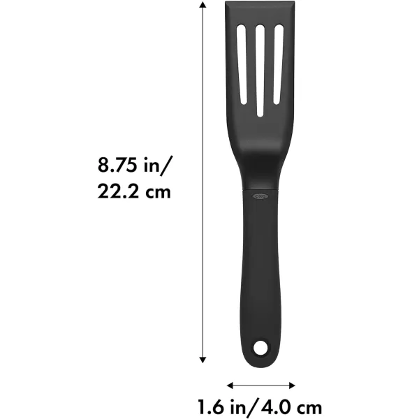 OXO Good Grips Stainless Steel Cut and Serve Turner, Black