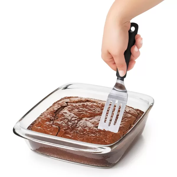 OXO Good Grips Stainless Steel Cut and Serve Turner, Black
