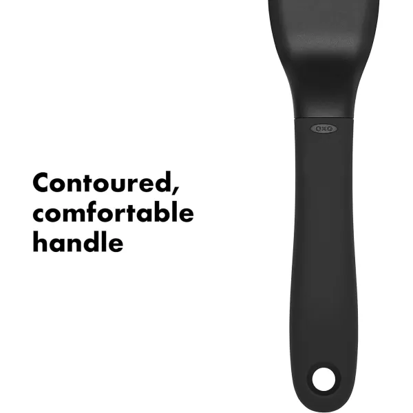 OXO Good Grips Stainless Steel Cut and Serve Turner, Black