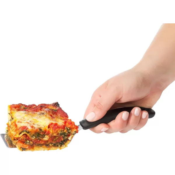 OXO Good Grips Stainless Steel Cut and Serve Turner, Black