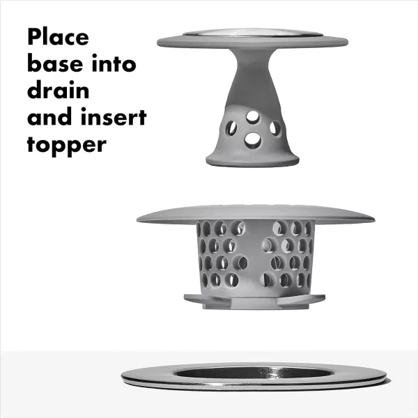 OXO Good Grips Stainless Steel Hair Catch Drain Protector