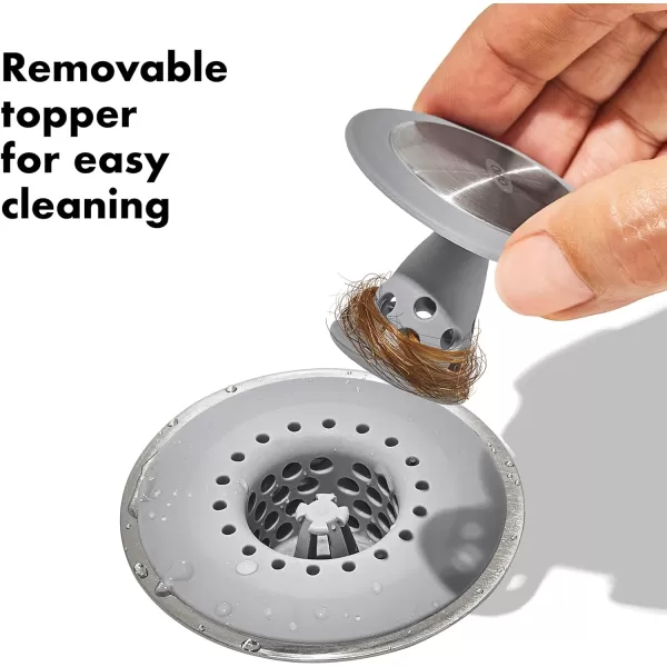 OXO Good Grips Stainless Steel Hair Catch Drain Protector