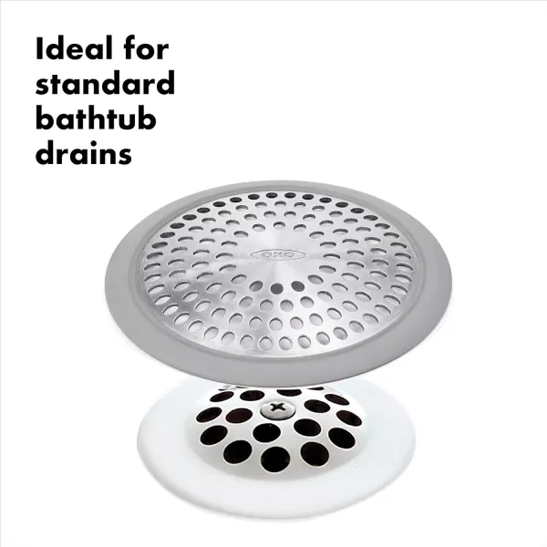 OXO Good Grips Stainless Steel Hair Catch Drain Protector