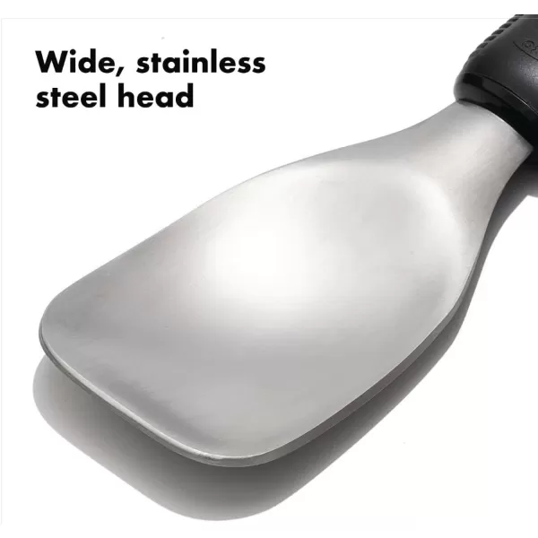 OXO Good Grips Stainless Steel Ice Cream Spade,Black