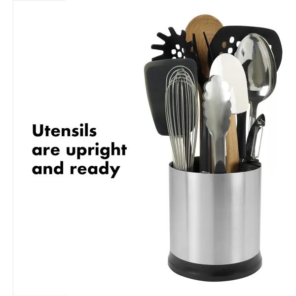 OXO Good Grips Stainless Steel Rotating Utensil Holder
