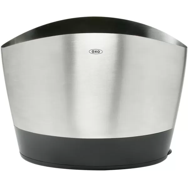 OXO Good Grips Stainless Steel Utensil Holder 8.4" x 4.75" x 6.25",Silver