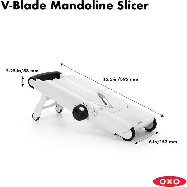 OXO Good Grips V-Blade Mandoline Slicer, White