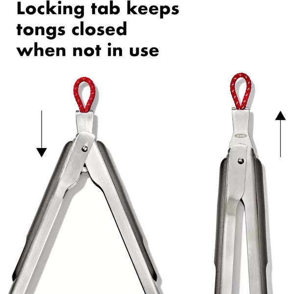 OXO Outdoor Camp Stove Tongs with Nylon Heads