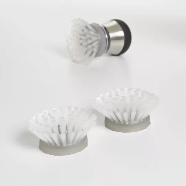 OXO SteeL Soap Dispensing Palm Brush Refills,2 count )