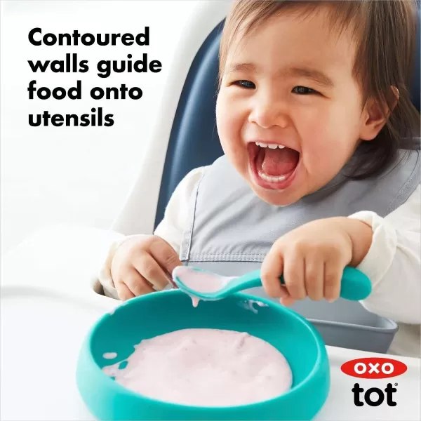 OXO Tot Silicone Plate Navy