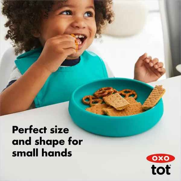OXO Tot Silicone Plate Navy