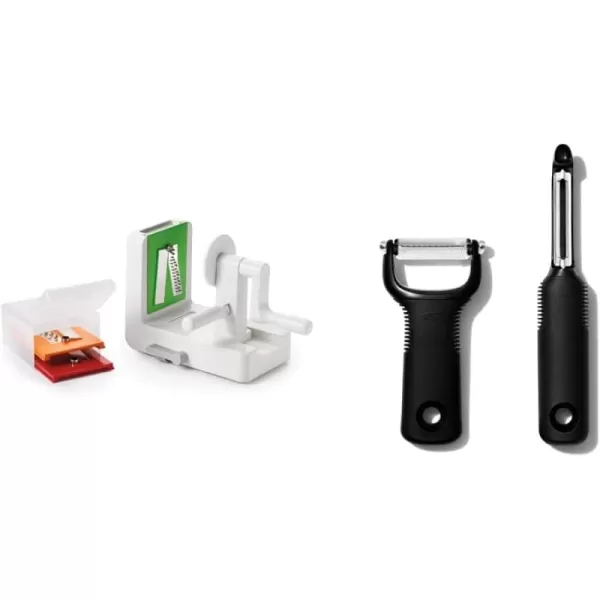 OXO Good Grips 3-Blade Tabletop Spiralizer with StrongHold Suction, White