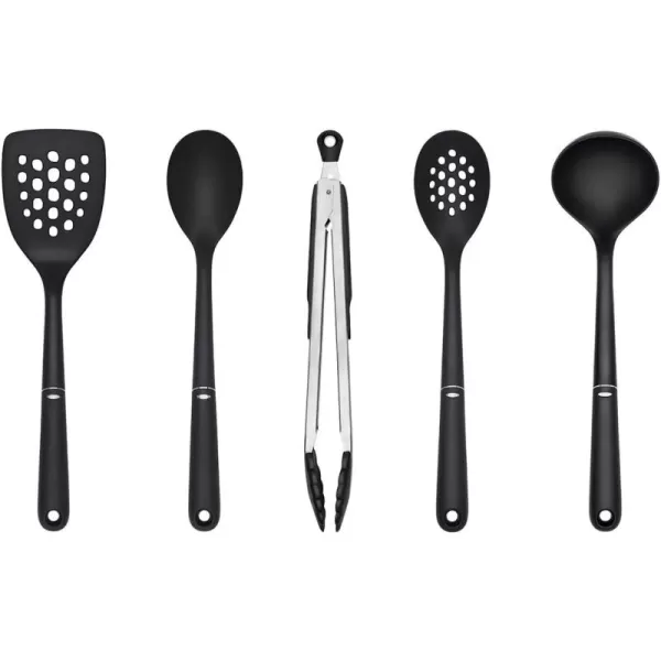 OXO Good Grips 4-Piece Nylon Tool Set, 2.3, Black