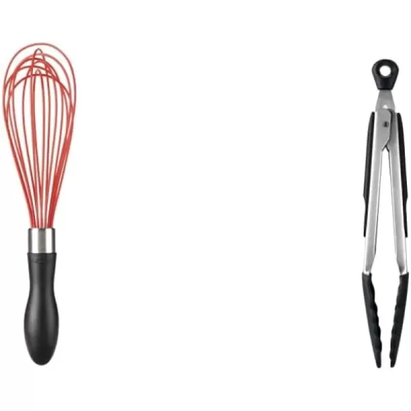 OXO Good Grips 9-Inch Silicone Whisk - Red