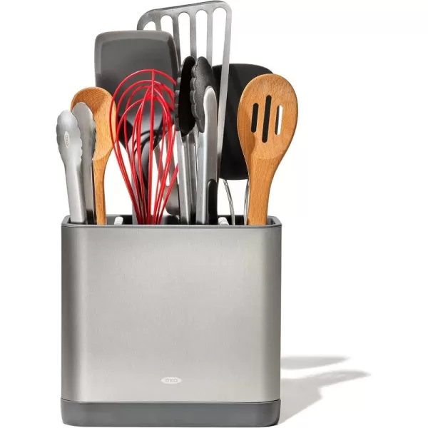 OXO Good Grips Adjustable Stainless Steel Organizer, Small Utensil Holder