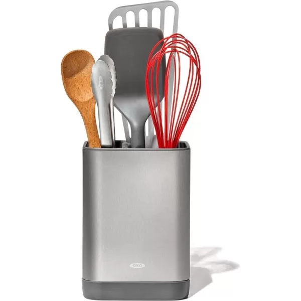 OXO Good Grips Adjustable Stainless Steel Organizer, Small Utensil Holder