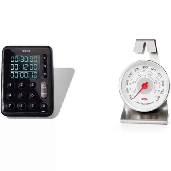 OXO Good Grips Digital Triple Kitchen Timer - Black