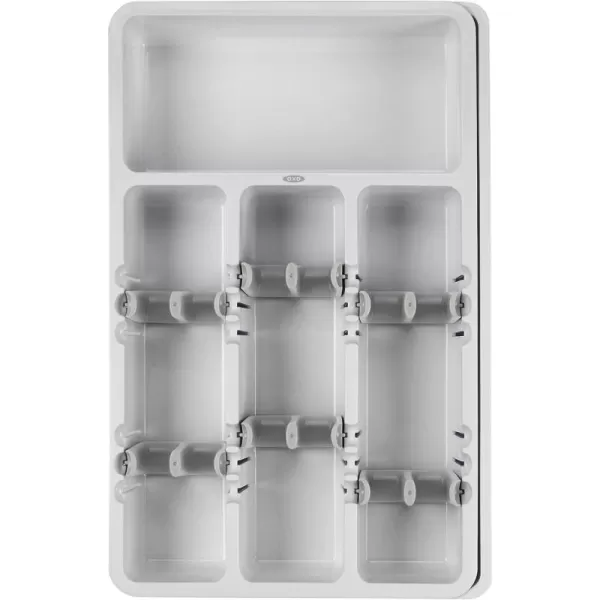 OXO Good Grips Expandable Utensil Organizer, 9.75 inches, White